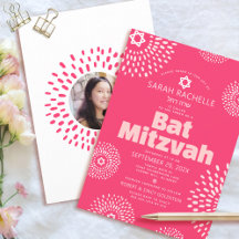 Bella Coral Murciélago Bat Mitzvah Foto Estrella E