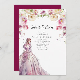 Invitación BELLA - Dulce Dieciséis