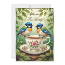 Bella Tarde Tea Fiesta Aves Coloridas