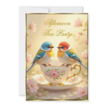 Bella Tarde Tea Fiesta Aves Coloridas