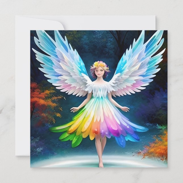 Invitación Bellas alas ángel Art-35444 (Anverso)