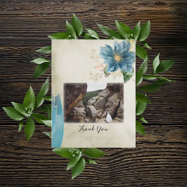 Invitación Belle Watercolor Gracias Cartas