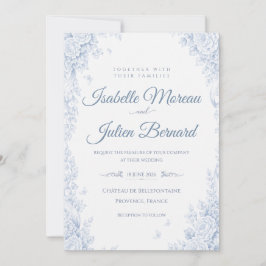Invitación Bellefontaine – Boda Azul Francés