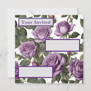 Invitación "Belleza Atemporal: Rosas Provinciales Antiguas Pu
