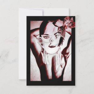 Invitación belleza en conjunto