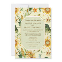 Belleza rústica Boda botánico de girasol