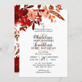 Invitación Belleza rústica Bohemia Boda de la frontera superi