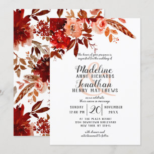 Invitación Belleza rústica Bohemia Boda de la frontera superi