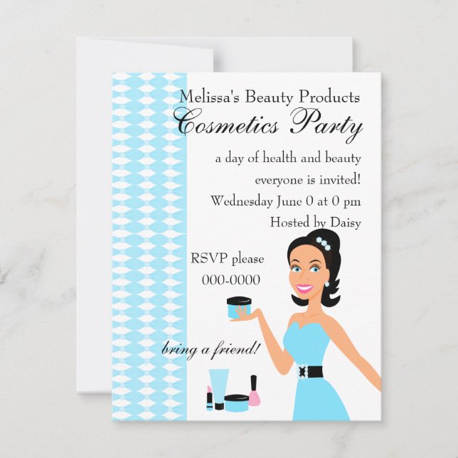 Invitación ¡Belleza y diamantes! (Anverso)