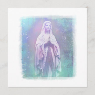 Invitación bendecida del Virgen María
