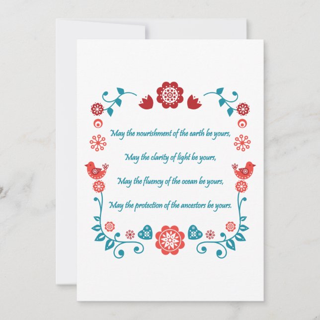 Invitación Bendición de 23 (Anverso)