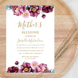 Invitación Bendición Fiesta de madre cristiana de bonito Borg