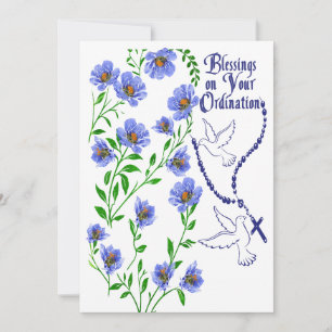 Invitación Bendiciones en tu Ordenación