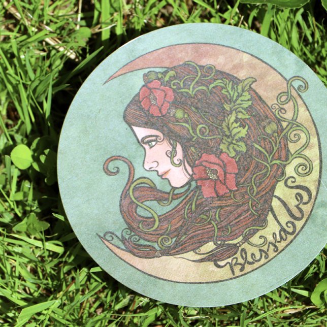 Invitación Bendita sea la diosa de la luna Pagan (Subido por el creador)