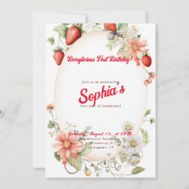 Invitación ¡Berricoso primer cumpleaños! 1.ᵉʳ Fiesta del Aniv