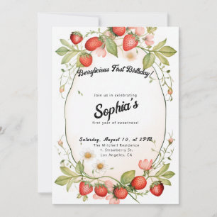 Invitación ¡Berricoso primer cumpleaños! 1.ᵉʳ Fiesta del Aniv