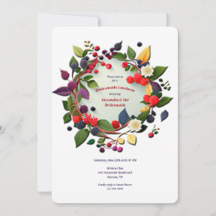 Invitación Berries Wreath