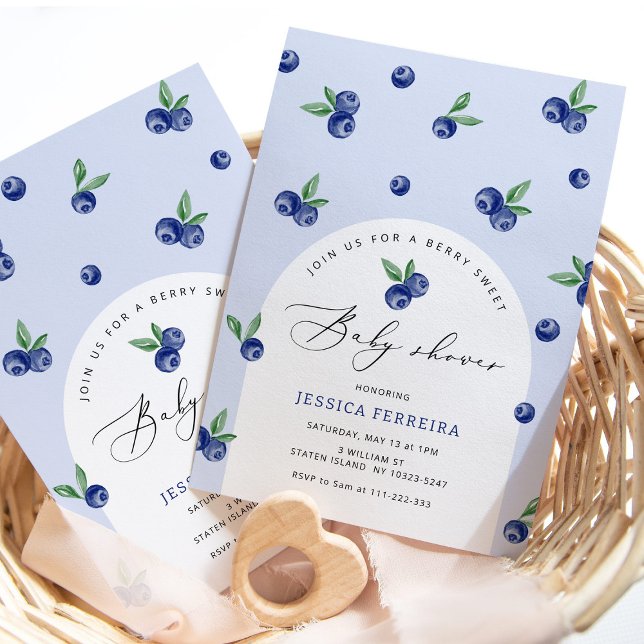 Invitación Berry Blue Berry (Subido por el creador)