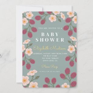 Invitación Berry First Baby Shower Invitation