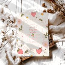 Berry First | Chica de fresa de Cute 1º cumpleaños