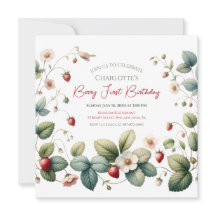 "Berry First" fresa Cumpleaños