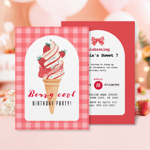 Invitación Berry Guay Birthday