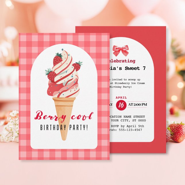 Invitación Berry Guay Birthday (Subido por el creador)