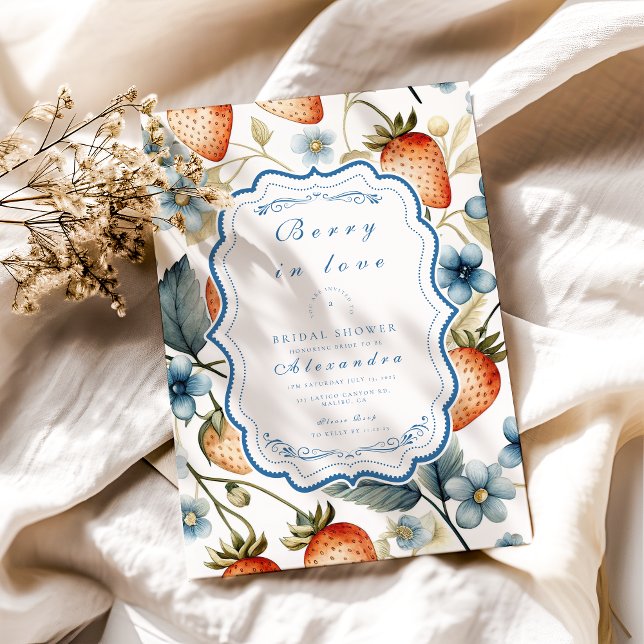 Invitación Berry Love Bridal Shower (Subido por el creador)