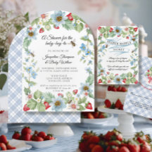 Berry Sweet Baby Boy será la ducha de fresas