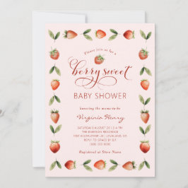 Invitación Berry Sweet Baby Shower