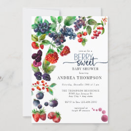 Invitación Berry Sweet Baby Shower