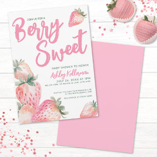 Invitación Berry Sweet Baby Shower