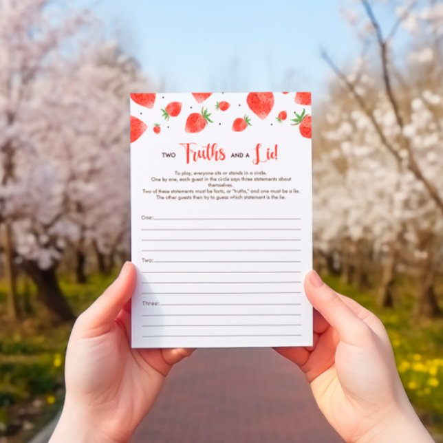 Invitación Berry Sweet Baby Shower Games Card, juego de ducha (Subido por el creador)