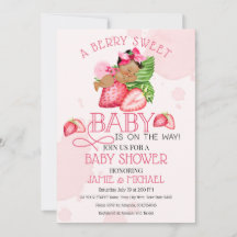 Berry Sweet Baby Shower Invitación! ¡Bebé dulce!