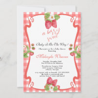 Berry Sweet Baby Shower Strawberry nappe