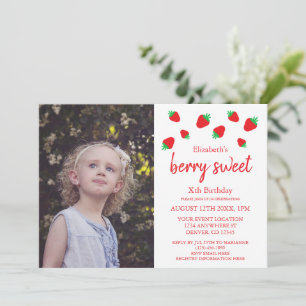 Invitación Berry Sweet Birthday