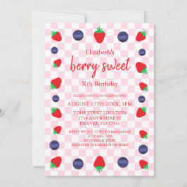 Invitación Berry Sweet Birthday