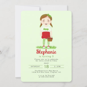 Invitación Berry Sweet Birthday