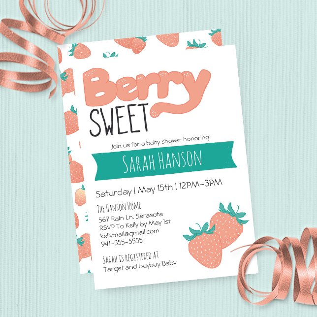Invitación Berry Sweet Bold (Subido por el creador)