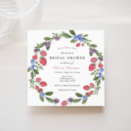 Invitación Berry Sweet Bridal Shower Invitation
