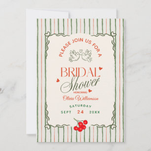 Invitación Berry Sweet Bridal Shower Wild Berries