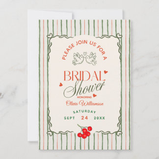 Invitación Berry Sweet Bridal Shower Wild Berries