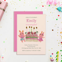 Berry Sweet Bunny Buddies | Cumpleaños Rosa