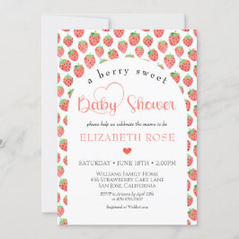 Invitación Berry Sweet Farmers Market Baby Shower