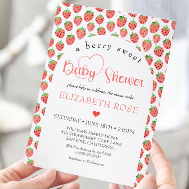 Invitación Berry Sweet Farmers Market Baby Shower (Subido por el creador)