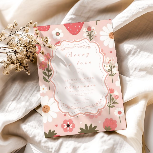 Invitación Berry Sweet Love Bridal Shower (Subido por el creador)