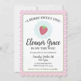 Invitación Berry Sweet One Baby Shower
