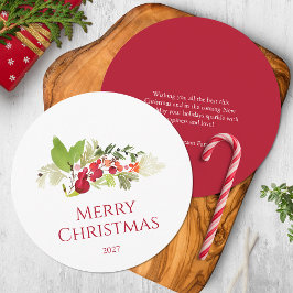 Invitación Berry y acuarela verde