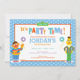 Invitación Bert y Ernie Birthday