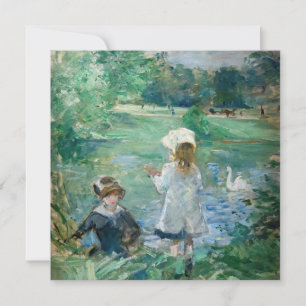 Invitación Berthe Morisot - Beside a Lake / Au bord du lac